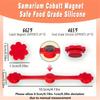 4PCS Air Fryer Magnets Set for Parchment Paper Air Fryer Liner Magnet Silicone Buckle High-temp Resistant Air Fryer Accessories