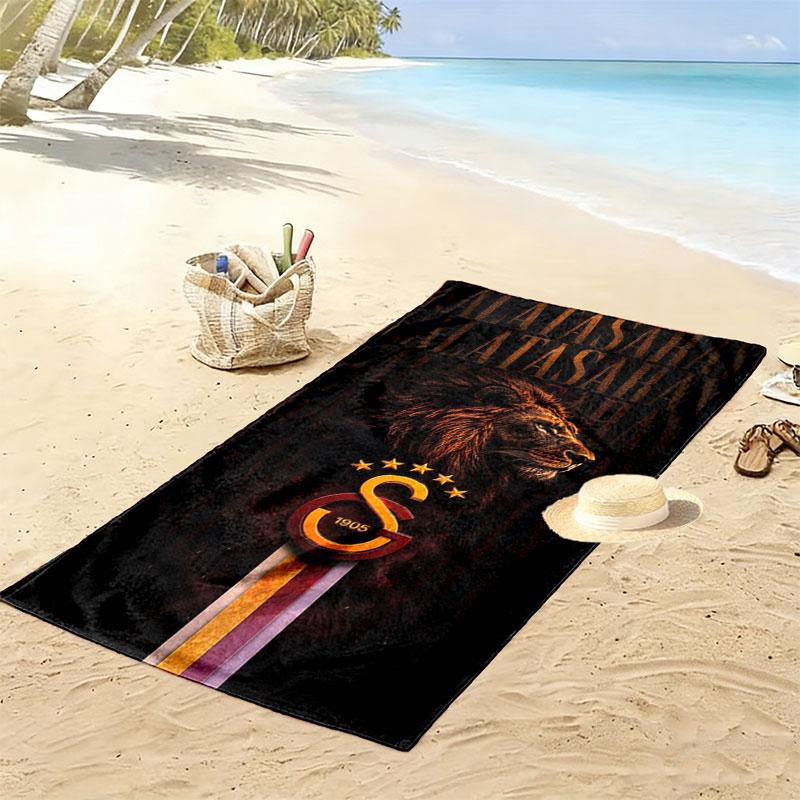 Galatasaray S Print Beach Towel, Large Soft Quick Dry Towel for Beach Camping Swimming