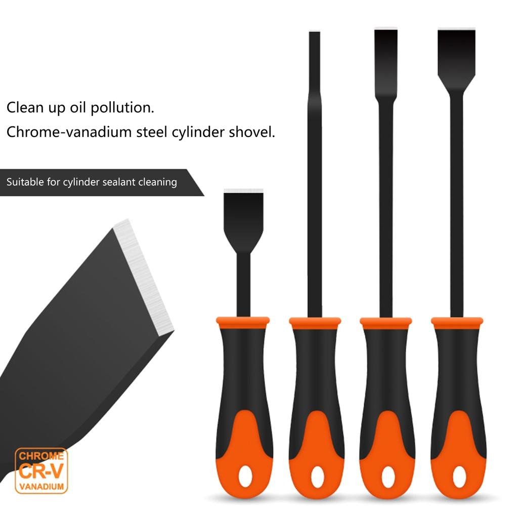 Heavy Duty Gasket Scraper for Cleaning and Scraping Long Handle, Large Head for Fast and Effective Cleaning of Machinery