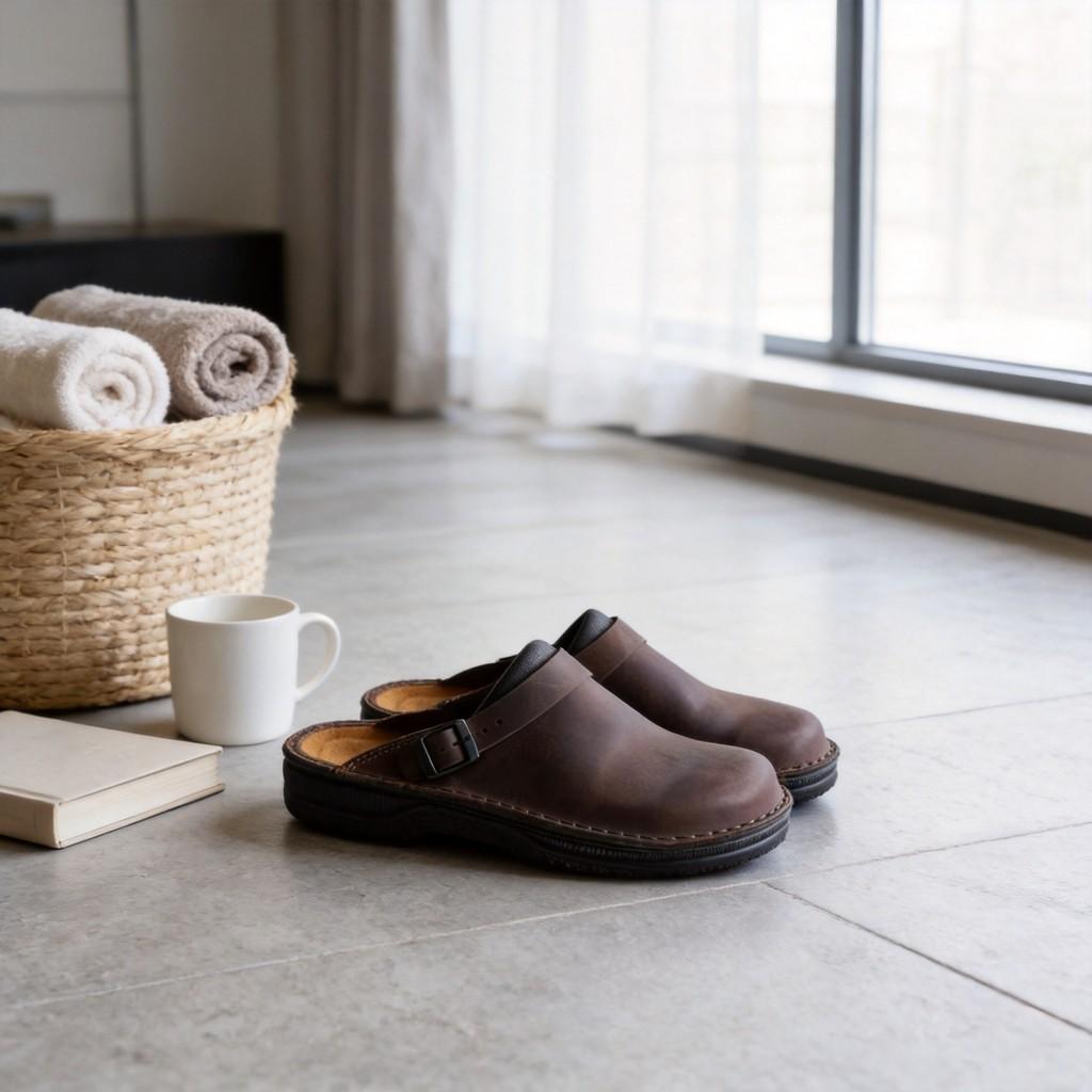 Men Casual Slip On Shoes With Rubber Sole For Spring Outdoors