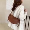 Adjustable Strap Vintage Crossbody Bags Zipper Underarm Dumpling Bag PU Leather Shoulder Bag  party