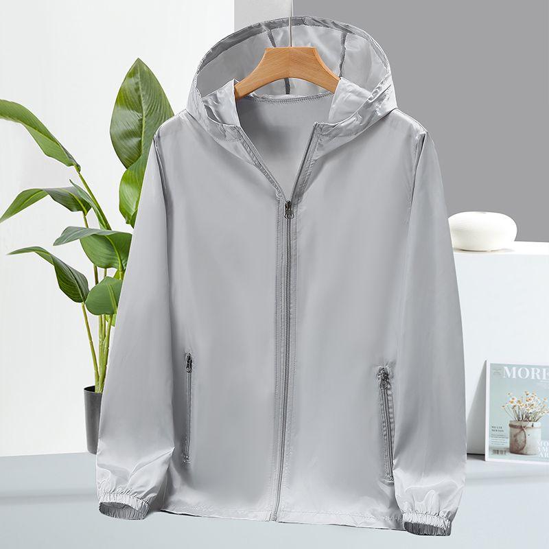 Sunscreen Coat Men's Outdoor Sportswear UV Protection Breathable Lightweight Jacket Men Windbreaker Anti-Uv Fishing Skin Clothes