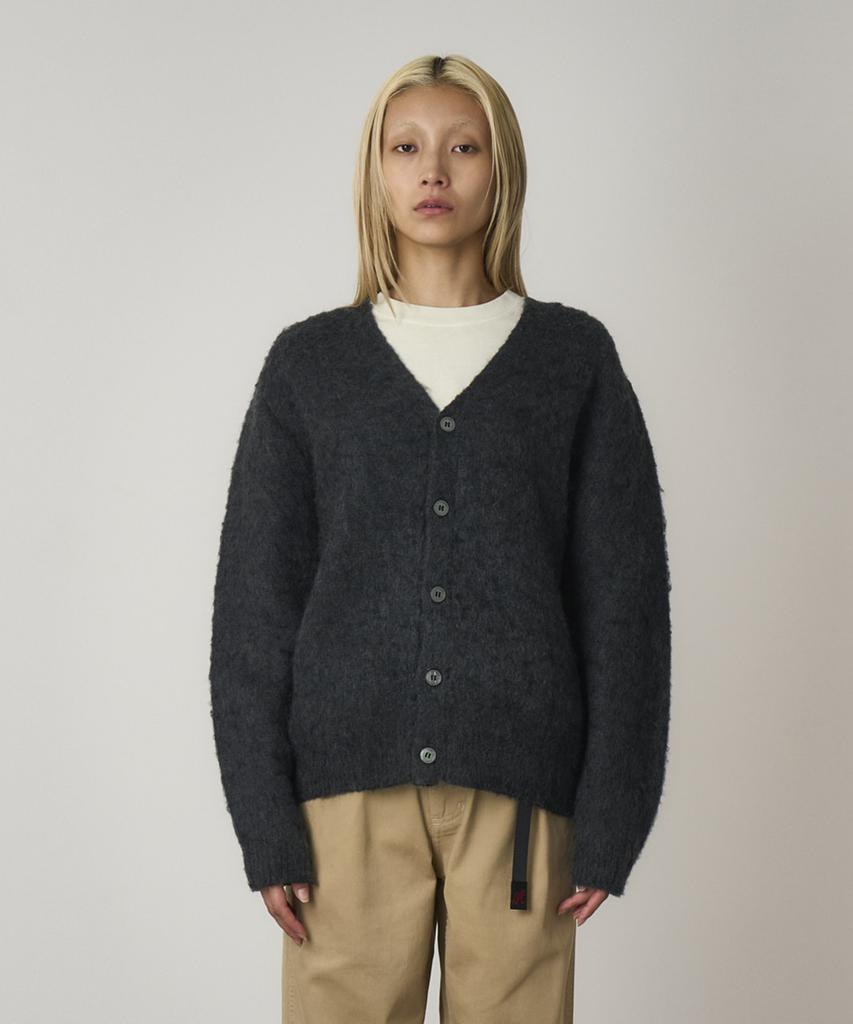 Gramicci Mohair Cardigan Charcoal
