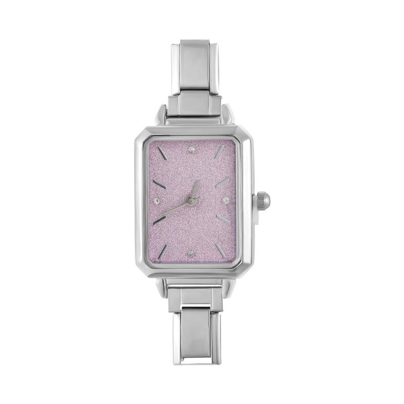 Y2K 9MM Width Italian Charm Round and Square Simple Elastic Watch Bracelets Bangle For Friend Wife Birthday Gift DIY Jewelry