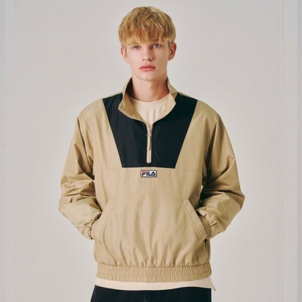 Fila Анорак унисекс свободного кроя с цветовыми блоками Fs2jke3103x Beg 100(L)