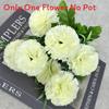 Handcrafted Silk Carnation Artificial Flowers Wedding Decor Photography Props