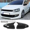 Pair Rr View Mirror Protective Covers Left Right Snap In Replacement for MK6 2018+(Glossy Black )