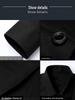Men's Slim Fit Korean Style White Long Sleeve Shirt - Business Formal & Casual