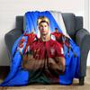 1pc Soccer 7 (4) Blanket, Gift, for Men and Women, Soft Blanket, Good for Sofa Bed Couch Travel, Lightweight Flannel Blanket