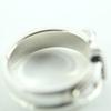Excellent HERMES Ring Saintur Silver SV925 Women 48 Used