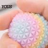 Anxiety Relief Toy 3D Printed Rotatable Spiky Ball, Mini Textured Fidget Ball for Handheld Stress Relief, Portable Decompression Twisting