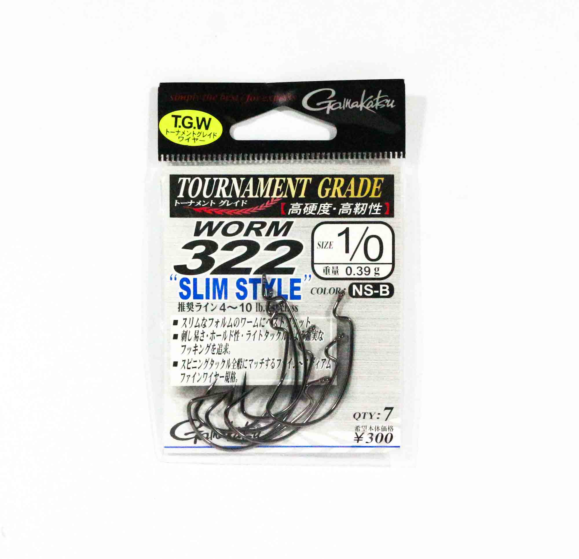 

Gamakatsu 67080 Worm 322 Тонкий крючок-червь Размер 1/0,7 В упаковке (7588)