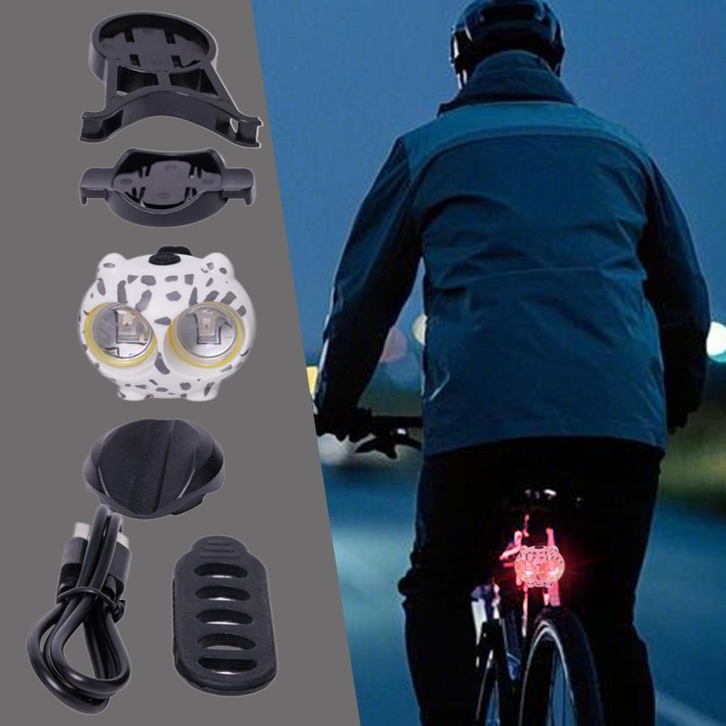 Bike Taillight Efficient Cycling Rearlight Compact Bike Taillight with 5 Modes for Commuting Dirt Camping Mountain Night