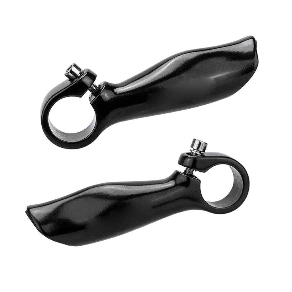 Handlebar Ends, Aluminum Alloy Handlebar Ends for and on Road, Ergonomic Design, sy to Install, Fits 22.2mm Handlebars