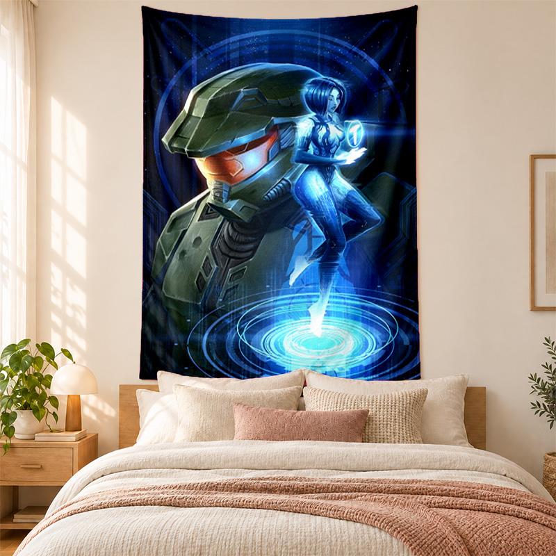 Cortana Tapestry highquality for decorating living room bedroom dorm walls ideal as bedroom wallart orholiday gift