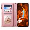 ESEBLE Star Series For Samsung Galaxy S25 FE Case Zipper Wallet Leather Stand Phone Cover with Wrist Strap