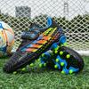 Children's Football Shoes Boys AG Spikes Artificial Grass Sports Outdoor Game Training Shoes TF Broken Nails Flat Bottom Girls