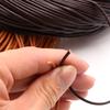 2-5m/lot 1-8mm Genuine Cow Leather Round/Flat Strand Thong Cord DIY Bracelet Findings Rope String For Jewelry Making Accessories