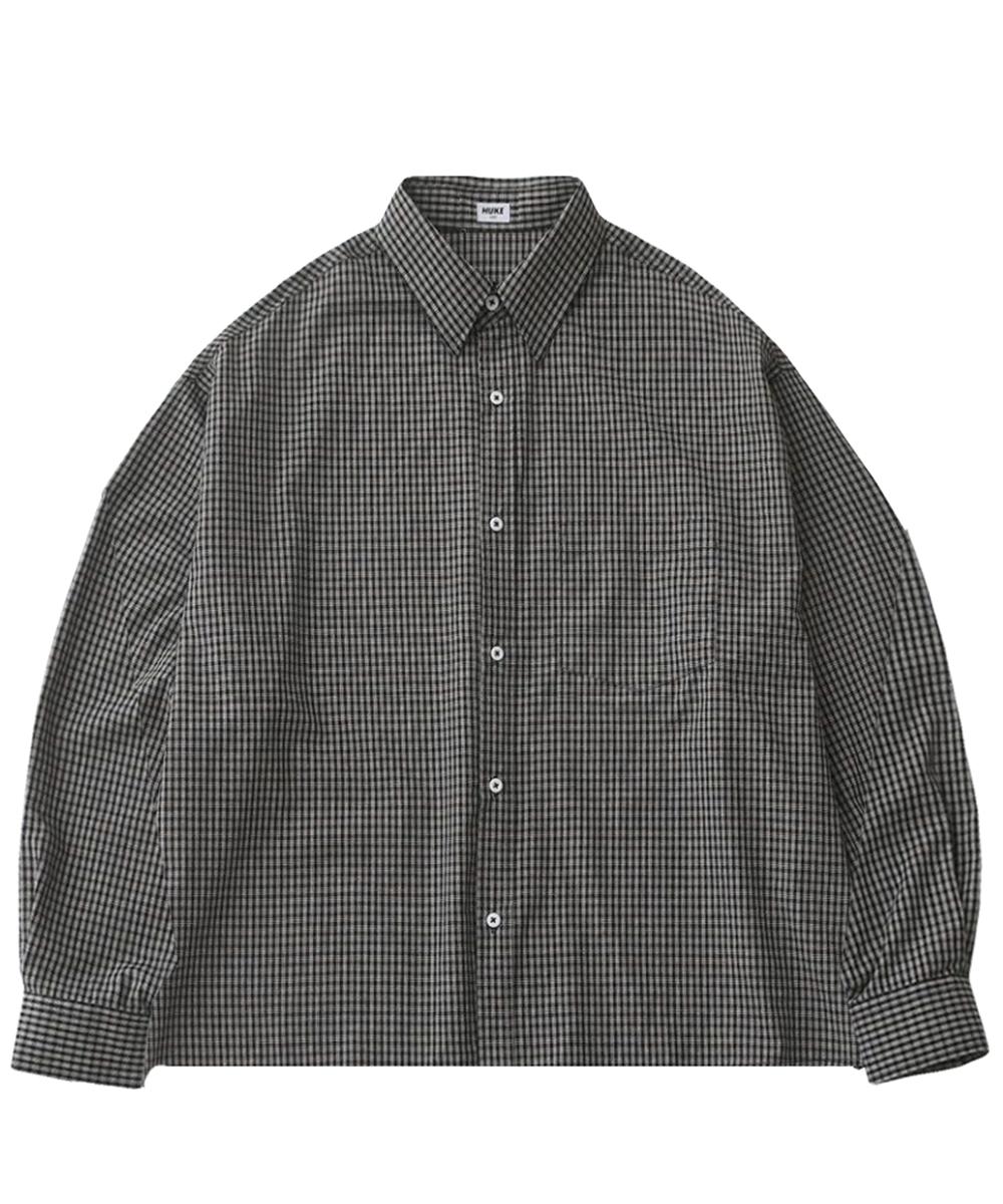 Hook Black Nano Check Shirt Free