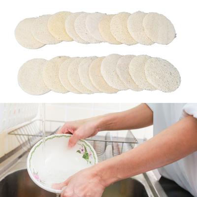 20pcs Esponja Loofah Esfoliante Esfoliante Facial Suave Limpeza Facial Corporal Pincel Removedor de Maquiagem
