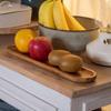 Bandeja de Madera para Servir Multifuncional Decorativa Bandeja de Madera para Servir Comida para Postre Queso Snack Aperitivo Frutas Sushi