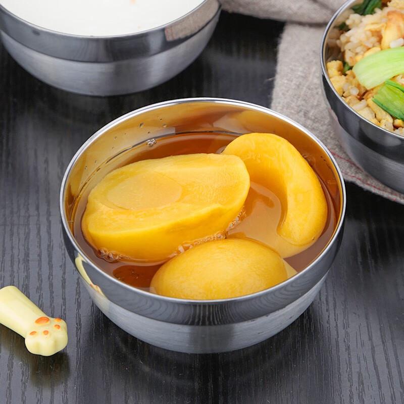 Jingchuyuan 304 Stainless Steel Double-Wall Insulated Bowl