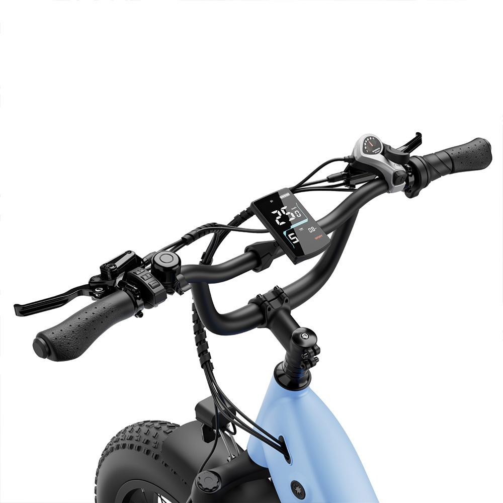 Elektrofahrrad Fafrees F20 Rover 250W Motor Höchstgeschwindigkeit 25km/h 20" Fat Tire Stadtelektrofahrrad 48V 20AH LCD Display 7 Gänge Maximale Belastung 150Kg