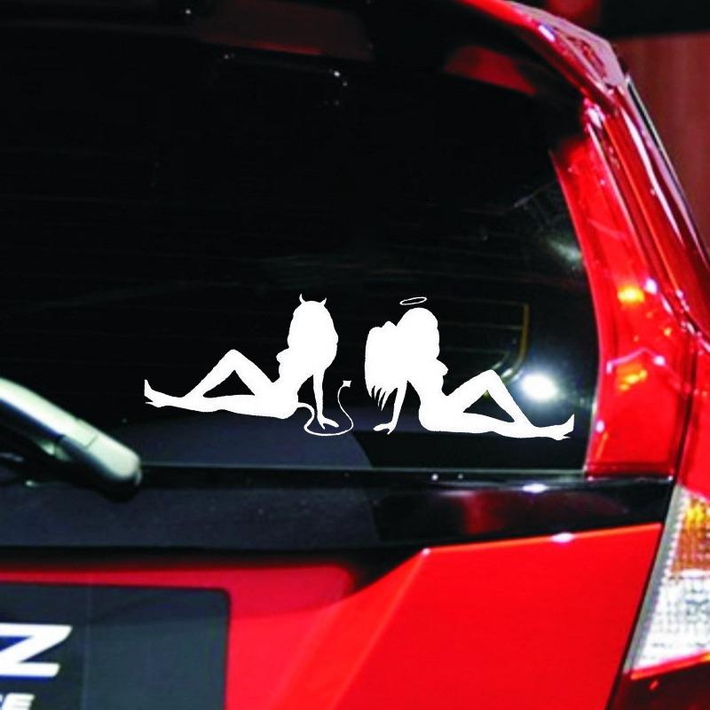 NEW Car Sticker sexy Beauty Temptation To Angels And Demons Funny 3D Stickers and Decals Sticker Styling Sticker