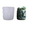 Shenlu Candle Cup Silicone Mold DIY Handmade Concrete Plaster Candle Jar Flowerpot Epoxy Resin Mold S Home Décor