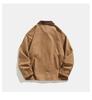 2024 Autumn Men's Casual Japanese Style Color Block Multi-Pocket Workwear Jacket