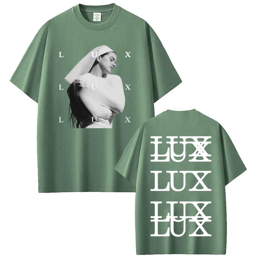 Singer Lux Rosalia Fashion Print Tshirt Unisex Unisex Harajuku Clothing Tshirts Shortsleeved Casual Cotton Tshirts Streetwear
