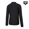 Alena 365 Regular Fit Men'S Zip-Up Rash Guard A5Bm1Rr45Blk