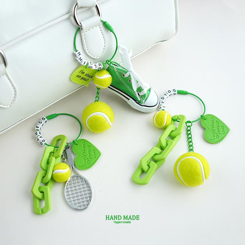 Unisex Bag Pendants Tennis Shoes Cute Kawaii Funny Fashionable Bag Accessories High-quality Multifunctional Keychains For Couple