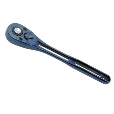 Light Tool Ratchet Handle, 3/8" Thread, 72 Teeth, Ion-Plated, Metal Blue, LVR3180A, 1 Piece