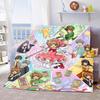 Cardcaptor Sakura Warm Throw Blanket Flannel Soft Cozy Lightweight Blanket for Bed Sofa Home Decor -QJY