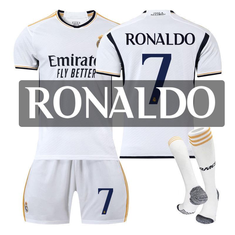 Real Madrid 23/24 Home Shirt Voetbaltenue Heren Ronaldo Kroos Trainingswedstrijdshirt