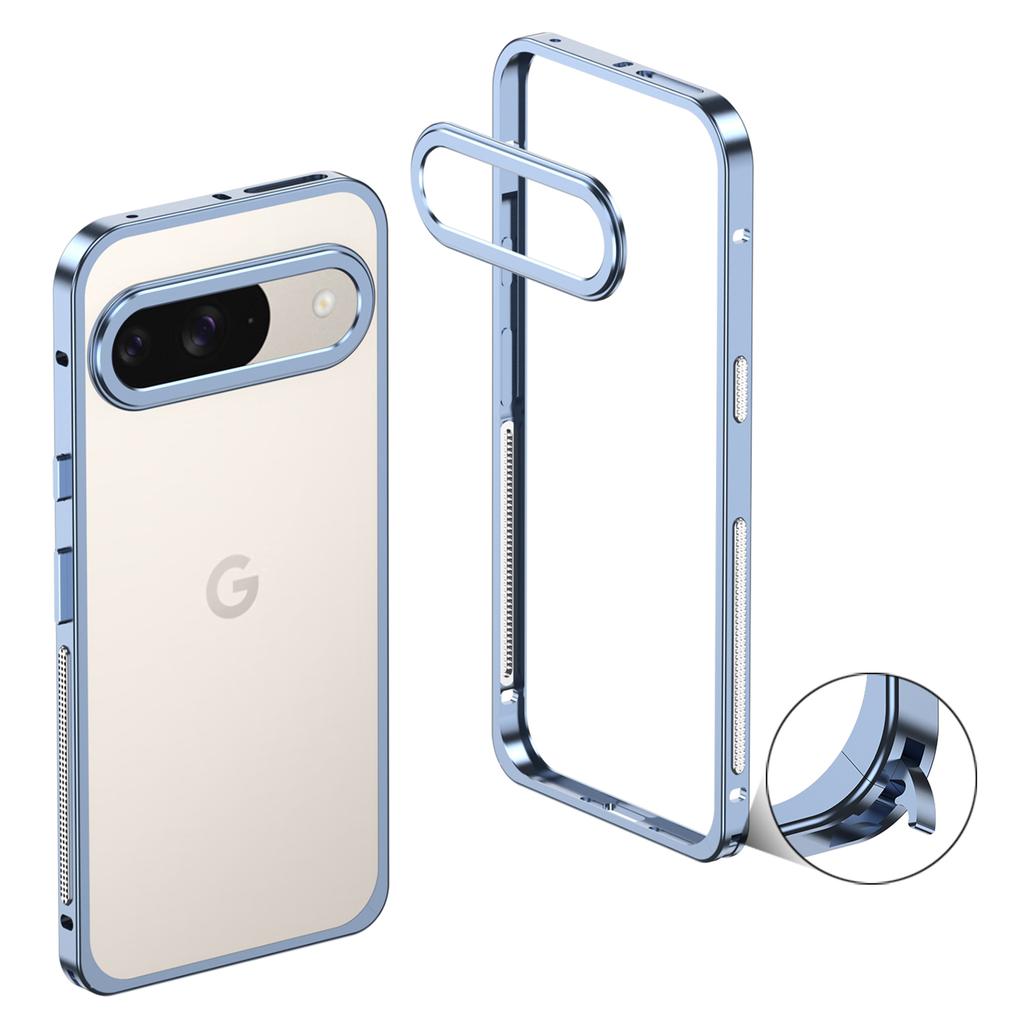 For Google Pixel 10/10 Pro Bumper Cases Metal Frame Heat Dissipation Cover with Lens Protector