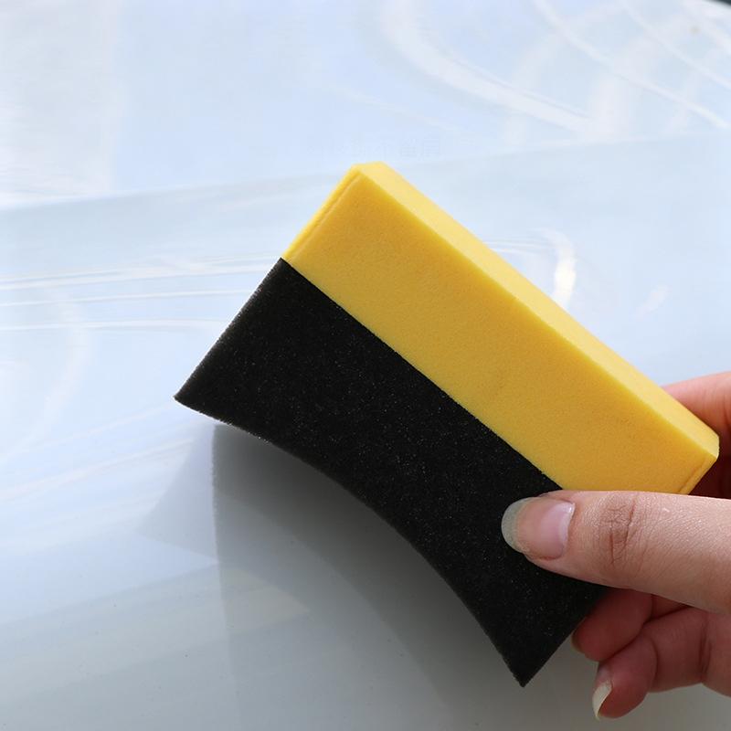 Car Wheel Cleaning Sponge Non-Scratch High Absorption Reusable Pad for Tire Wash Wax Polishing DIY Auto Detailing Work