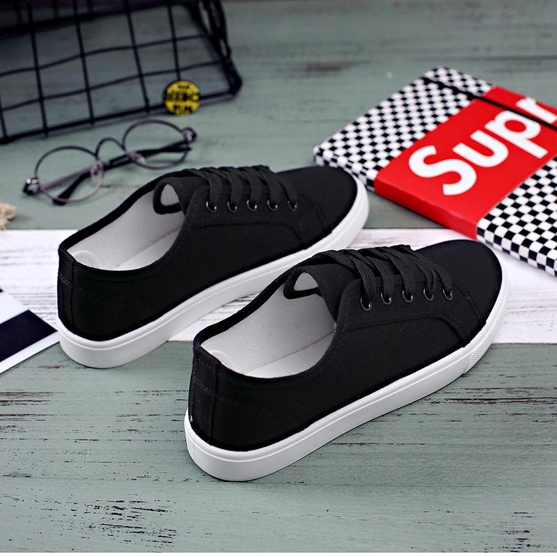 Women's Versatile White Literary Canvas Low-Top Shoes - Summer 2024 Korean Style