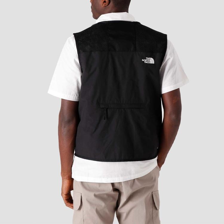 The North Face Vests Men's Black V-neck Moderate Workwear NF0A557F-JK3