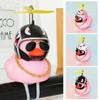 Luminous Airscrew Helmet Standing Duck Broken Wind Small Yellow Duck Motorbike Bicycle Cycling Light Moto Motorcycle Accessories