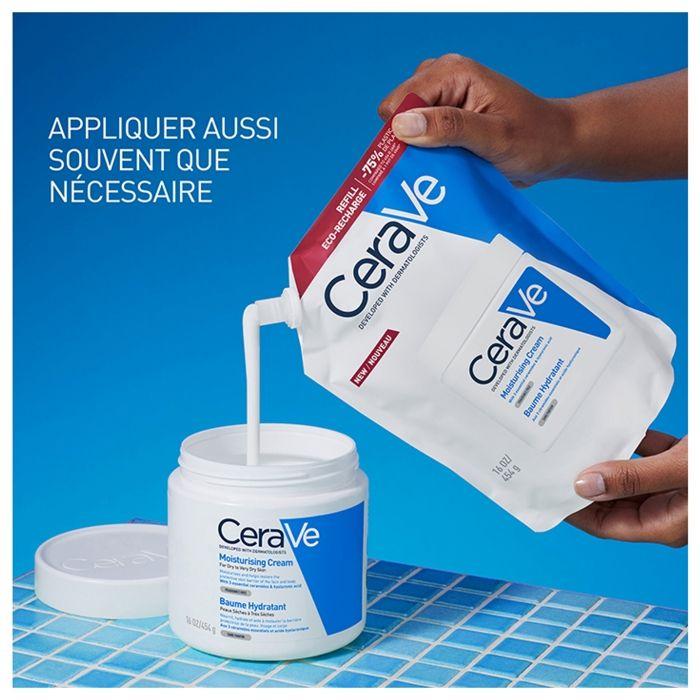 CeraVe Baume Hydratant Sans Parfum Éco-Recharge 454 G