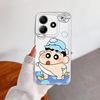 Soft Phone Cover Case for Xiaomi Redmi Note 14 Pro Plus 9 10 12 Note 13 14C 10S A4 13C 12S 11S 11 Cartoon Crayons Shinchan