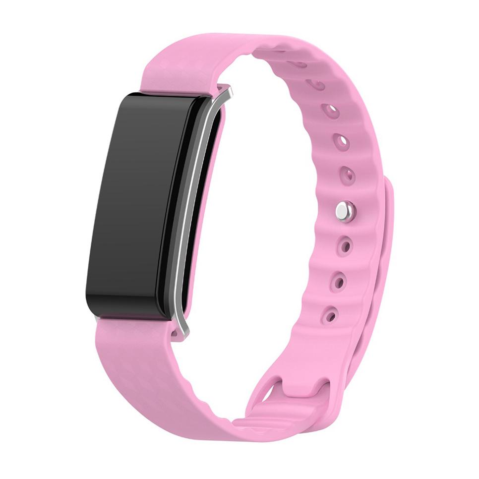 TPE Wrist Watch Band Replacement Watch Strap Belt Fit for A2 Watch(Black)