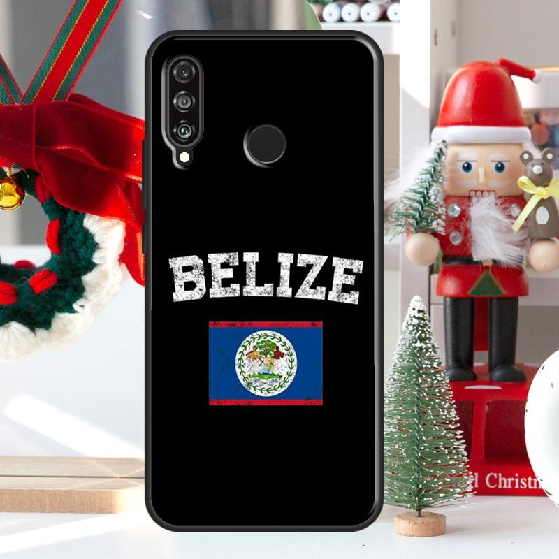 Belizean Flag For Huawei Nova 12i 11i 8i 12s Y73 Y72 Y61 Y91 Y90 Y70 Y60 9 10 SE P60 Pro P30 P40 Lite Case