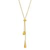 Minimalist Titanium Teardrop Pendant Necklace & Earrings Set