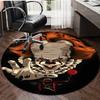 1pc Pennywise1 Print Round Carpet Chair Round Carpet Suitable for Bedroom Living Room Home Decorative Carpet