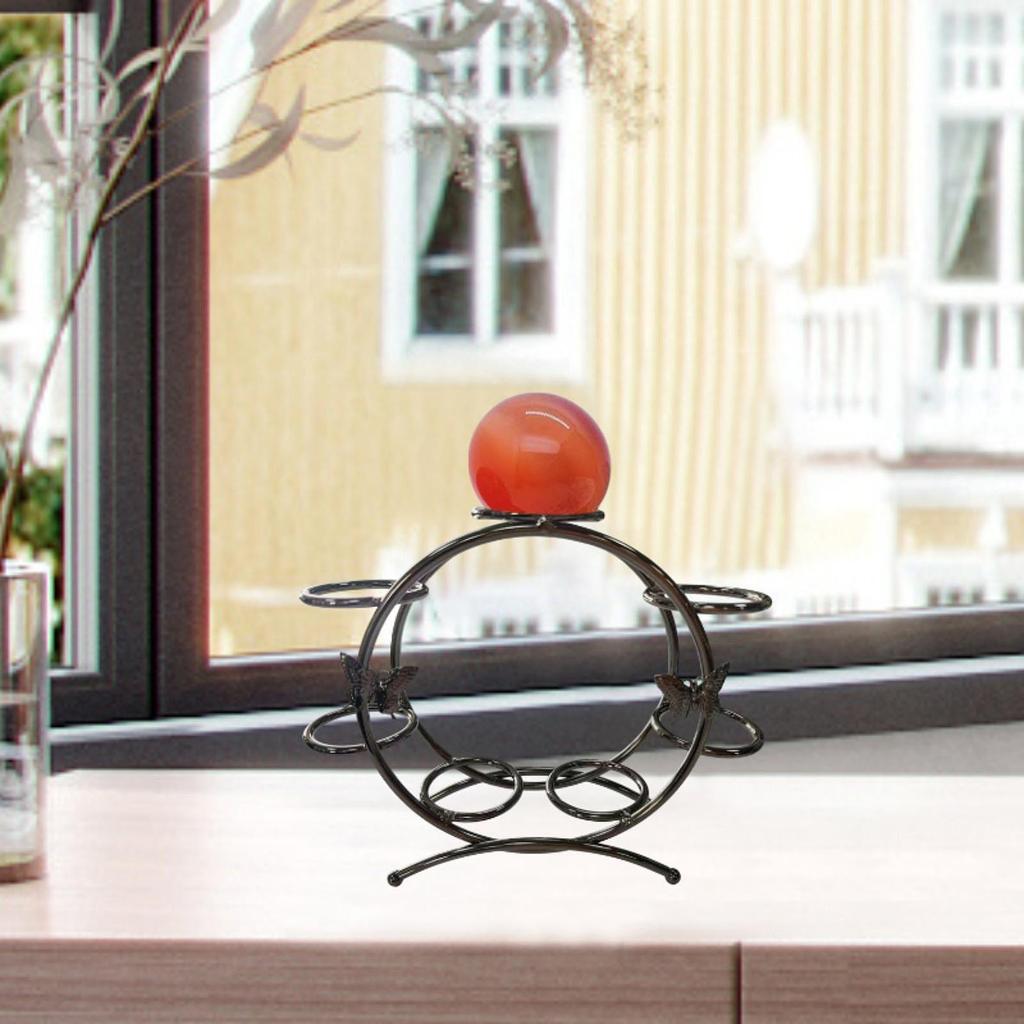 Kristallkugel Metallbasis Kugel Stein Ständer Halter Halten Kugeln 4-6 cm Kugeln Metallbasis Ausstellungsständer für Wohnheim Geburtstagsgeschenk