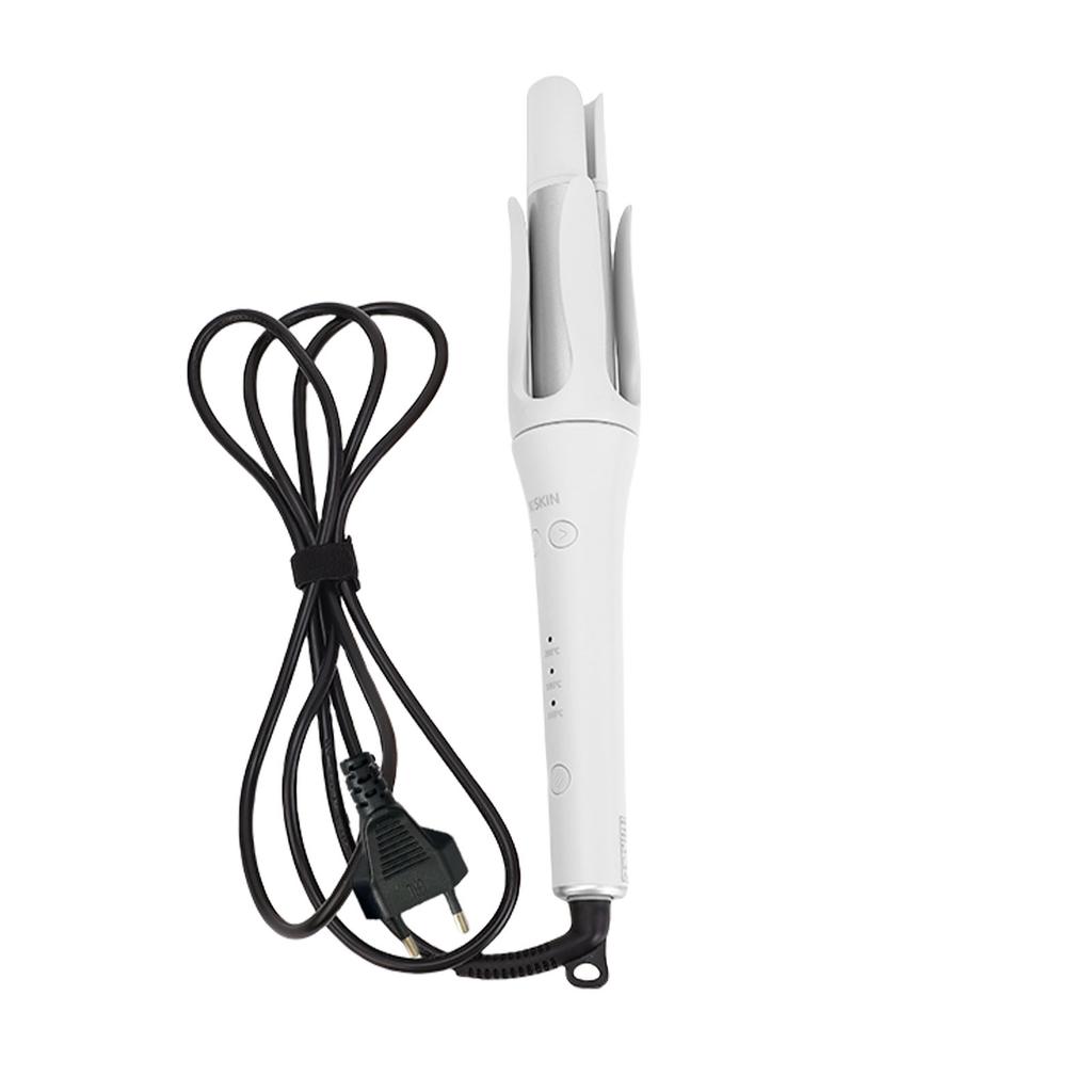 Automatic Hair Curler 3 Temperature Settings Auto Shut Off Anti Scald Rotating Curling Wand for Hair