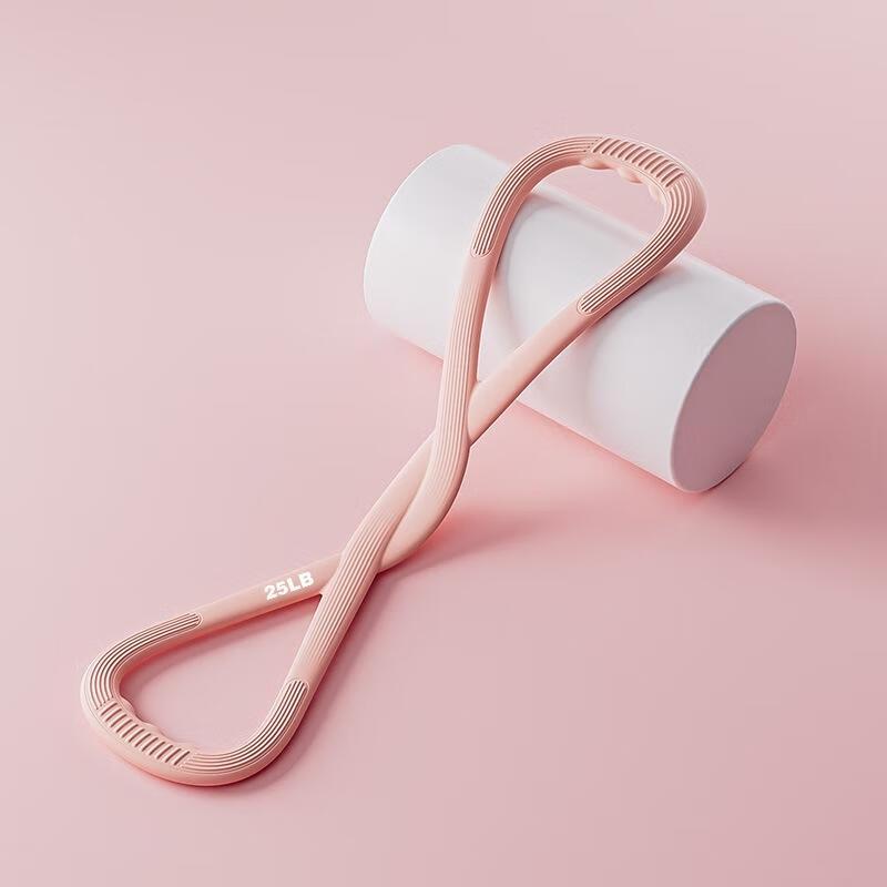 mling 8-Figure Silicone Resistance Band 25 lbs Beginner